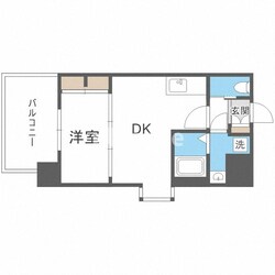 プライマル南森町の物件間取画像